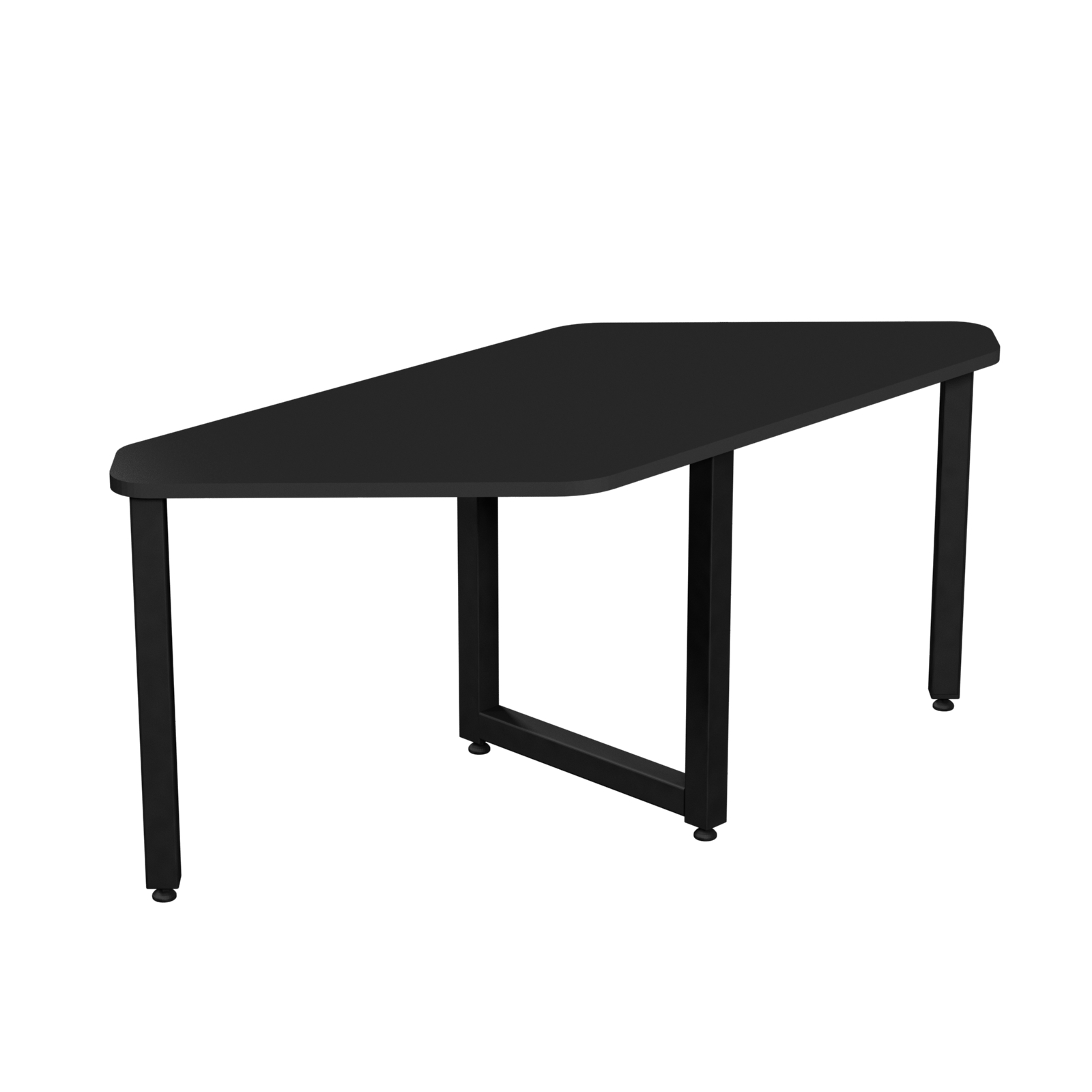 Стіл для шкільної їдальні, на квадратній металевій трубі, АЛМАНТ, 1250х500х550 мм.